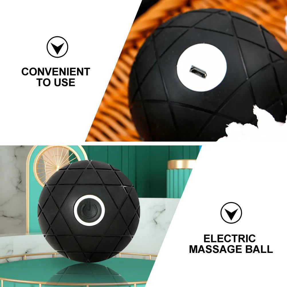 Rechargeable Massage Ball Vibrating Yoga Ball for Muscle Tension Relief Back Hip Leg Pain Plantar Fasciitis Physical