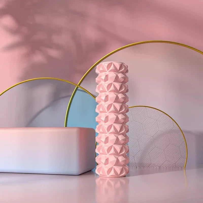 Diamond Foam Axle New Style Roller Slimming Legs Beauty Shaping Deep Massage Yoga Column Muscle Relaxation Equipment