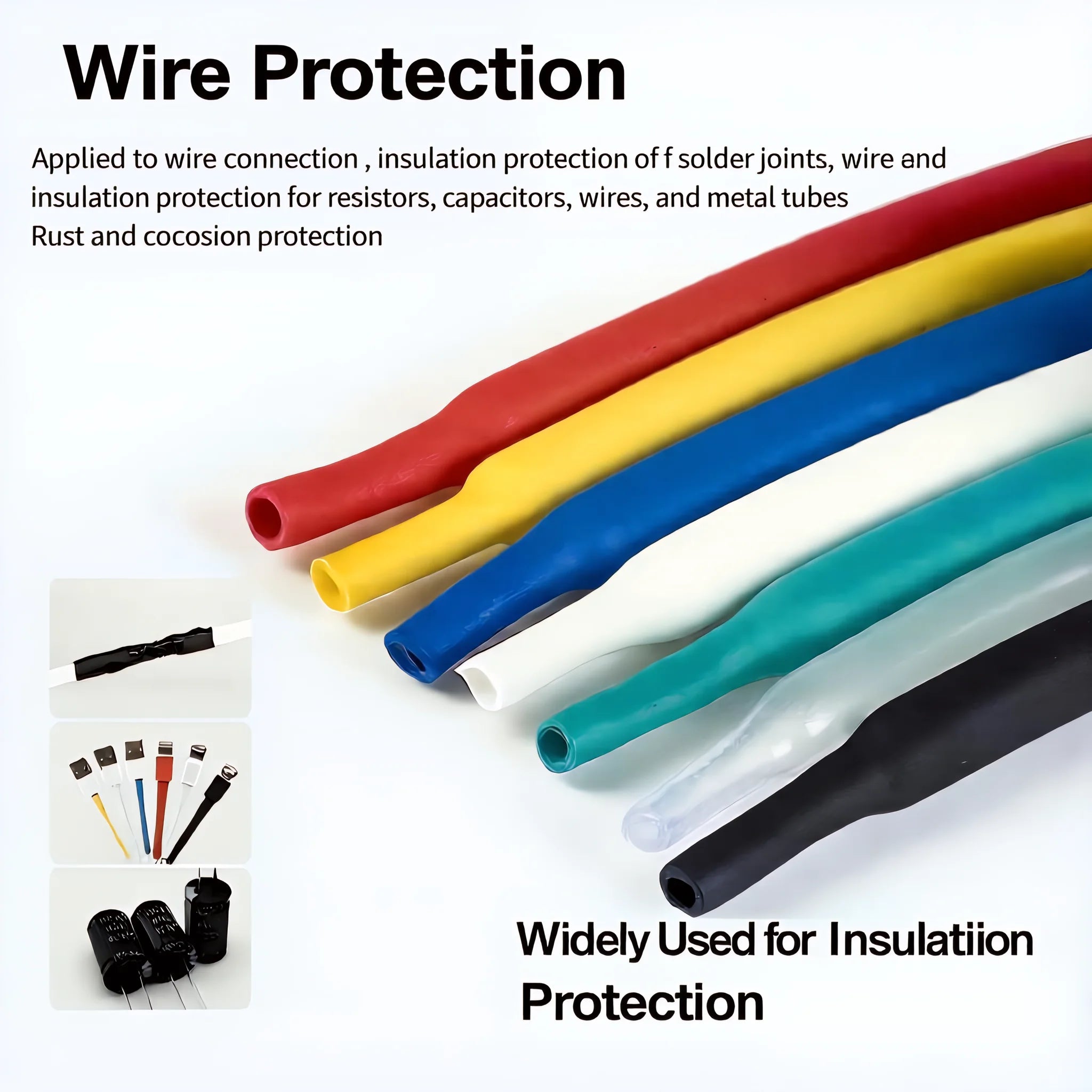 4:1 Heat Shrink Tubing with Adhesive 1m/2m/5m 7 Colors 2mm–52mm Dual-Wall Thicken Polyolefin Adhesive Wire and Cable