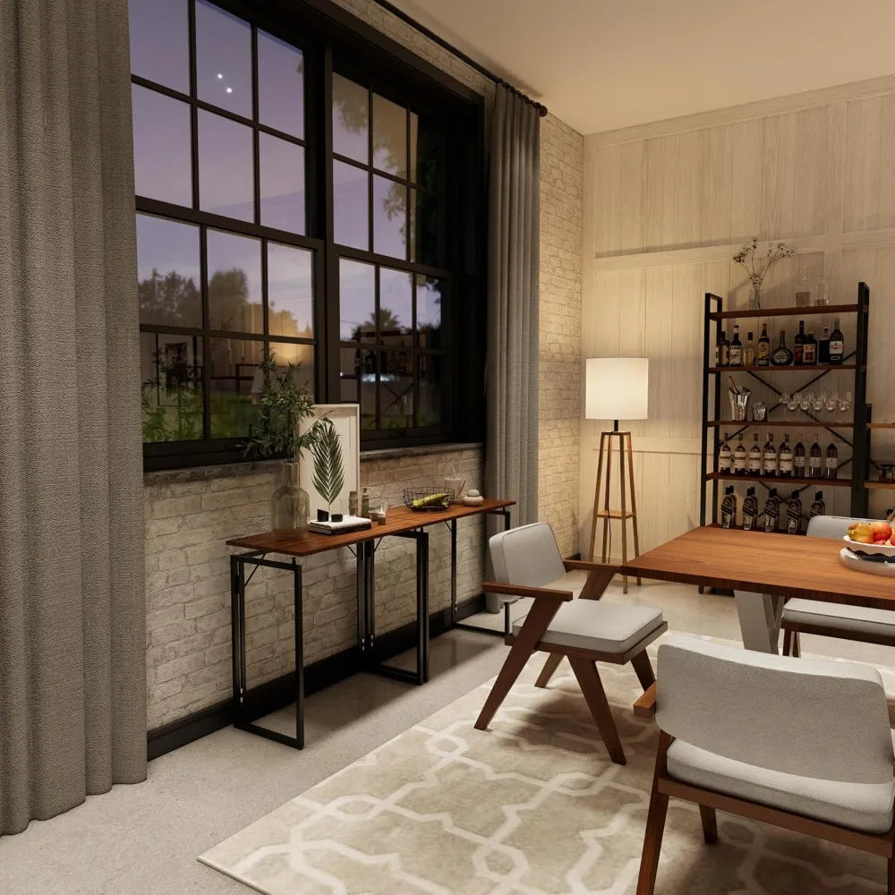 Compact 40-Inch Folding Desk for Minimalist Spaces: Portable and Collapsible Desk for Small Areas - United States