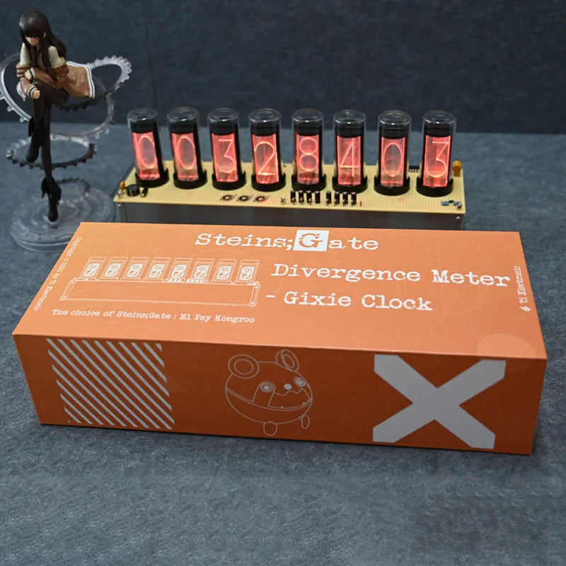 Creative Led Proposed Glow Tube Clock Destiny Stone Gate APP Rate of Change Detector Multi Functional Timer Desktop