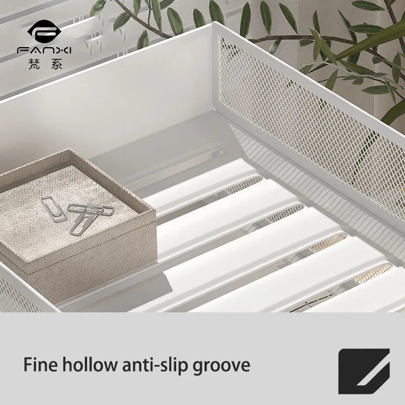 Desktop metal file tray Thickened metal tray Desktop file rack Metal file frame Office storage rack Paper storage