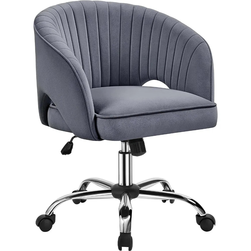 home-office-chair-velvet-desk-chair-upholstered-modern-swivel-chair-with-tufted-barrel-back-rolling-wheels-for-office