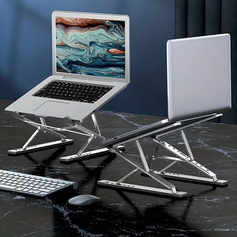Laptop Stand For Macbook Folding Adjustable Aluminum Computer Pc Tablet Stand Notebook Tablelaptop Holder Heat