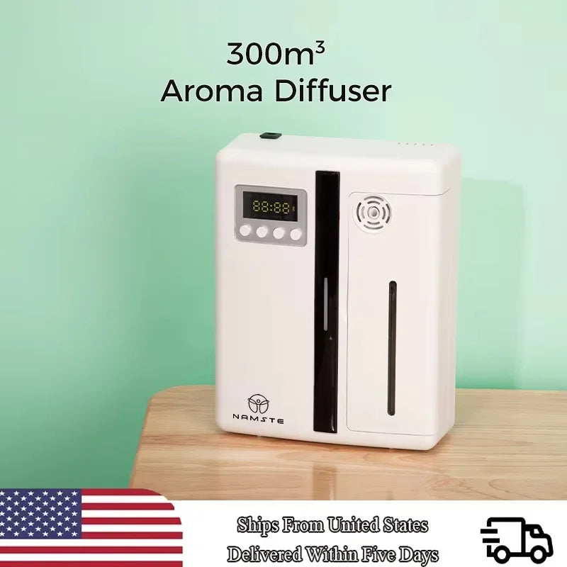 Namste 300m³ Bluetooth Aroma Diffuser Flat Lay Wall Hanging Perfume Fragrance Diffuser Home Flavoring Air Freshener Air