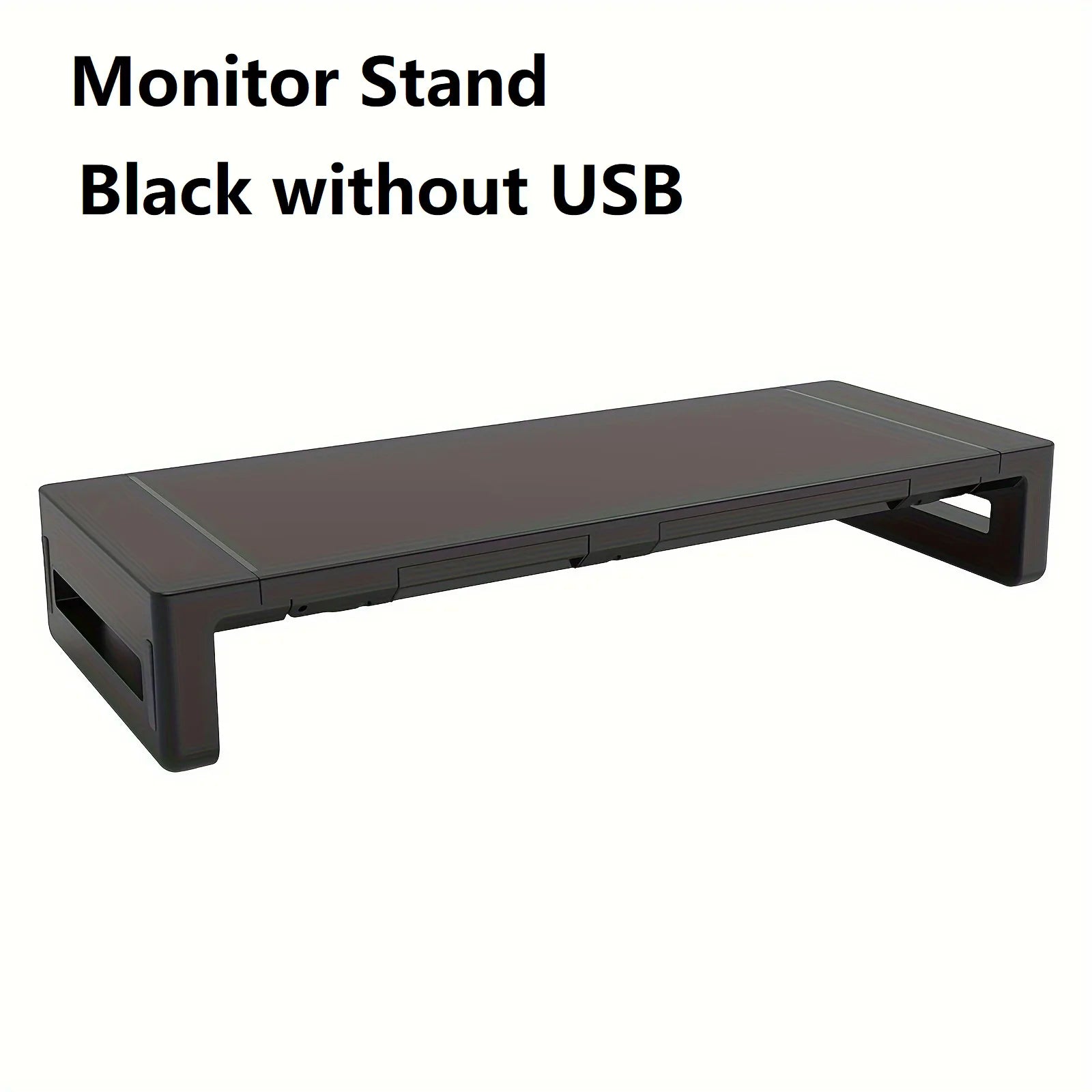 Monitor Stand Riser With USB3.0 Foldable Height Adjustable Computer Stand Desk Shelf Riser with Storage Drawer &Tablet