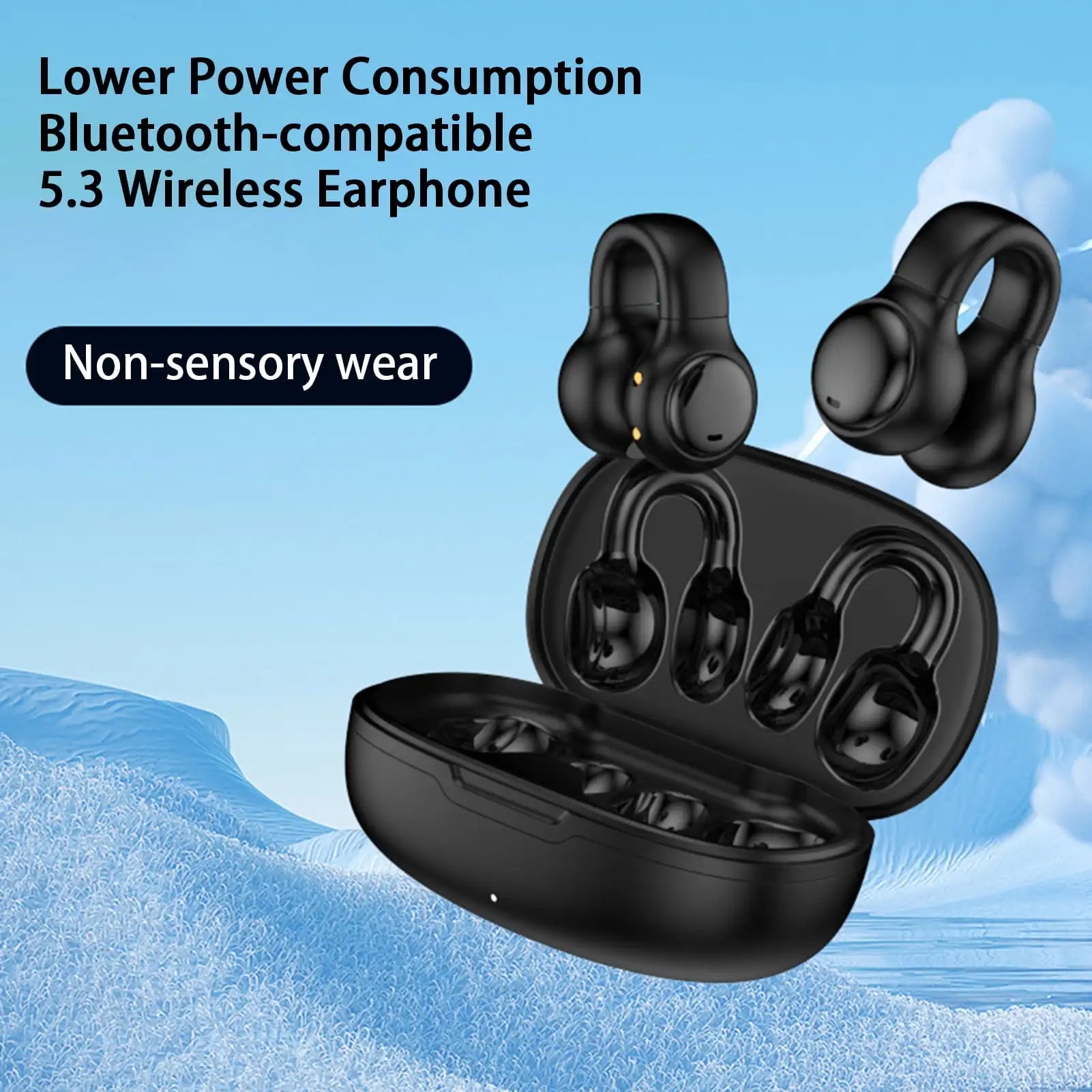 Wireless Headphones Bluetooth Earbuds HiFi Sound Stereo Surround earphones for Game Biking Workouts Hiking Climbing