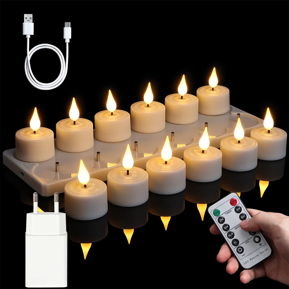 6-12pcs-led-candle-light-timer-rechargeable-flashing-flameless-candle-lamp-tea-lights-with-black-cups-for-home-decoration-candle