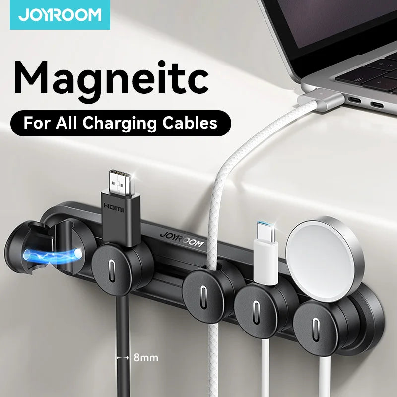 joyroom-5-in-1-magnetic-cable-organizer-management-adjustable-sliding-track-cable-clips-under-desk-wire-keeper-jr-zs588