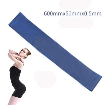 1/5/10/15pcs Fitness Resistance Band Yoga Elastic Band Stretching Band Butt Lifting Back Opening Leg Exercising Tool