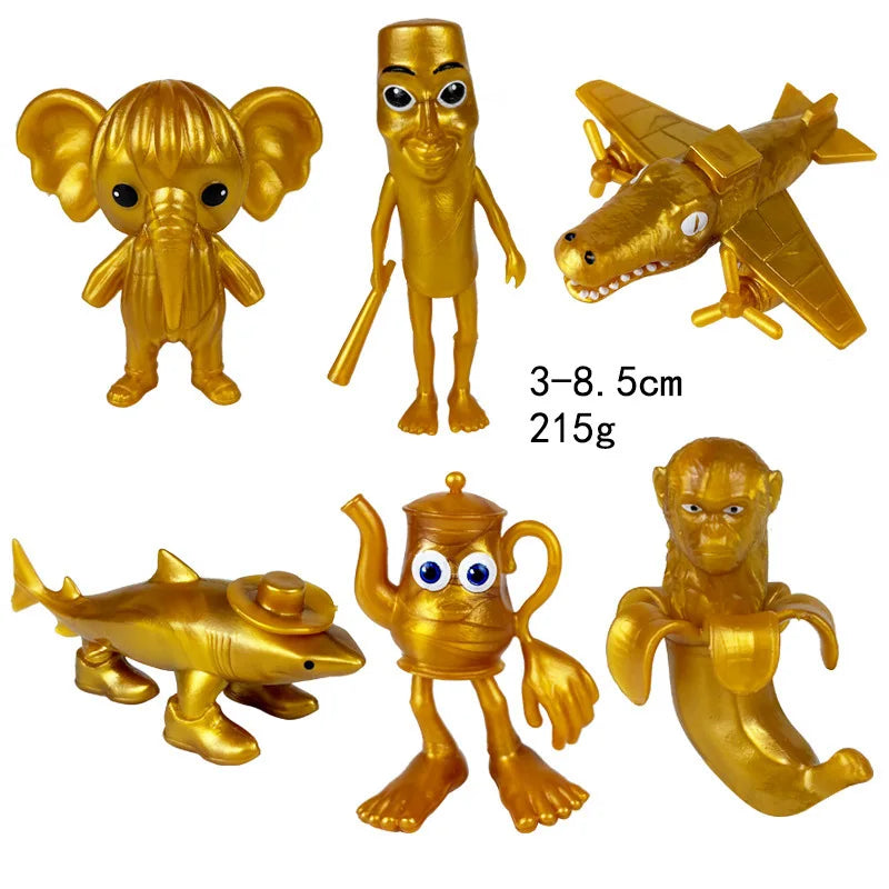 Italian Brainrot AI Animals Tung Tung Tung Sahur Figure Tralalelo Tralala Figurine Doll Toy Desk Decoration Model