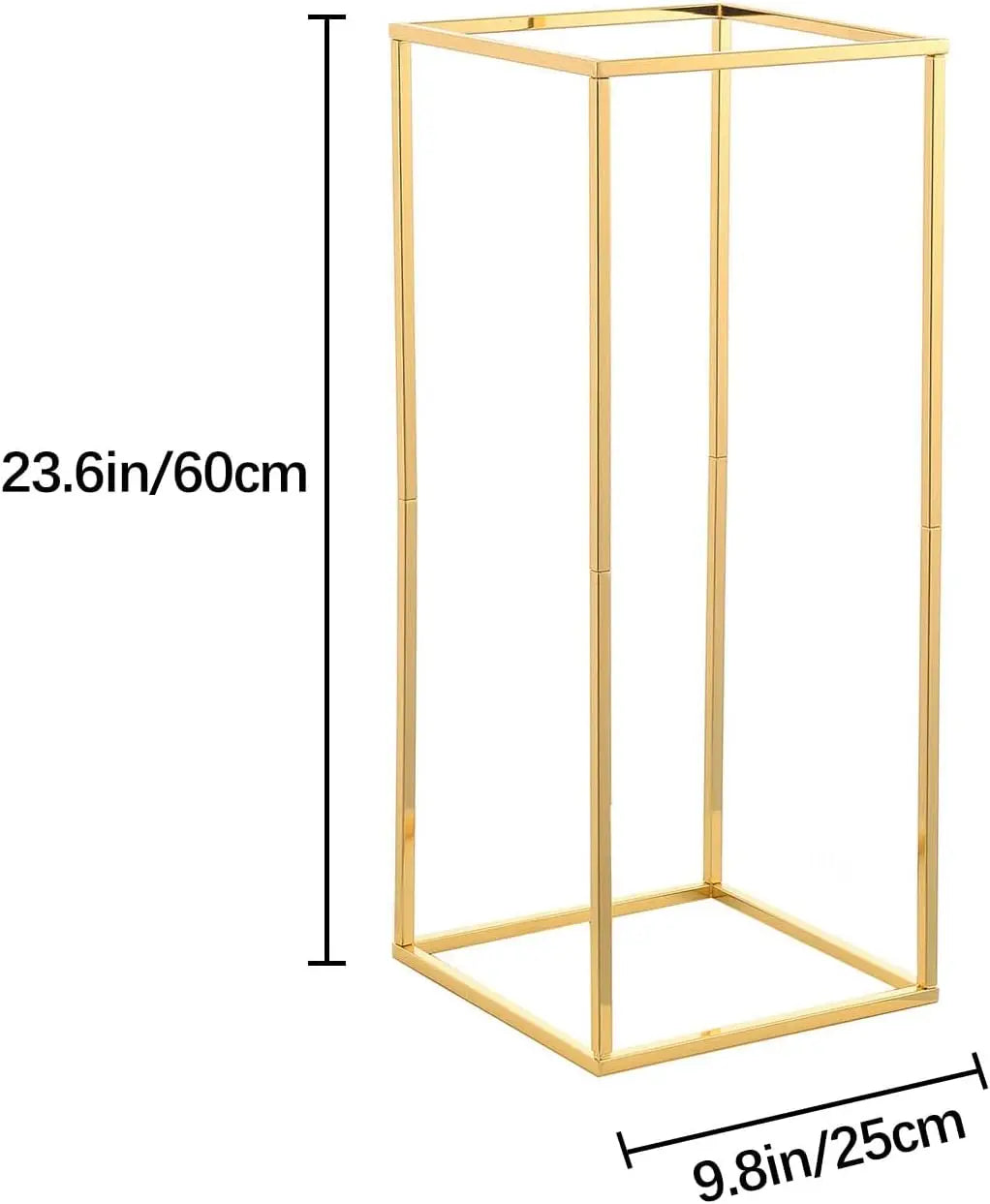 23.6inches Tall Gold Wedding Flower Vase,5pcs Flower Stand Centerpieces for Party Table Decoration - 23.6inches 5pcs