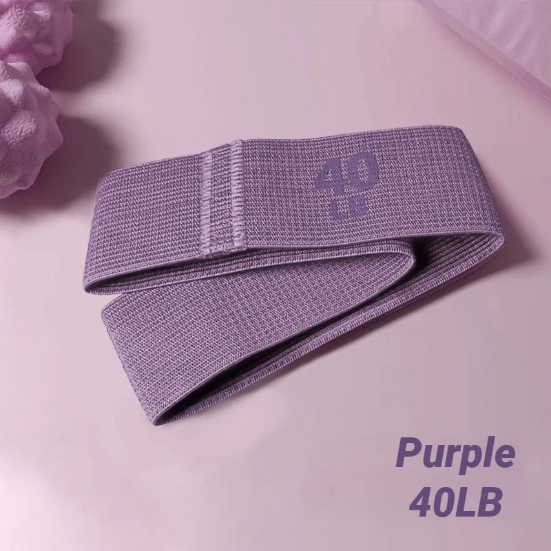 Elastic Workout Bands Anti-Slip Squat Portable Glute Thigh Yoga Gym Equipment Resistance For Legs And Butt Hip Booty