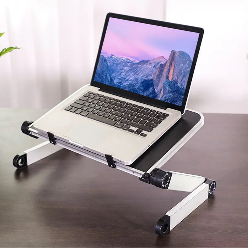 Portable Folding Holder Aluminum Alloy Laptop Stand Desk Bed Table Stand Notebook Computer Anti-Skid Bracket for 11-17