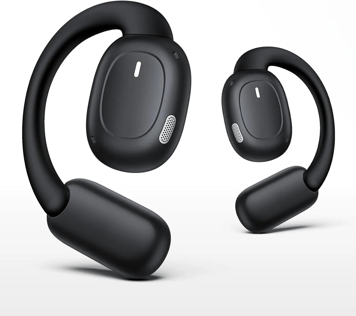 Open Ear Earbuds Bluetooth 5.4 80H Playtime Digital Display Lightweight Earhooks for Running - United States / black