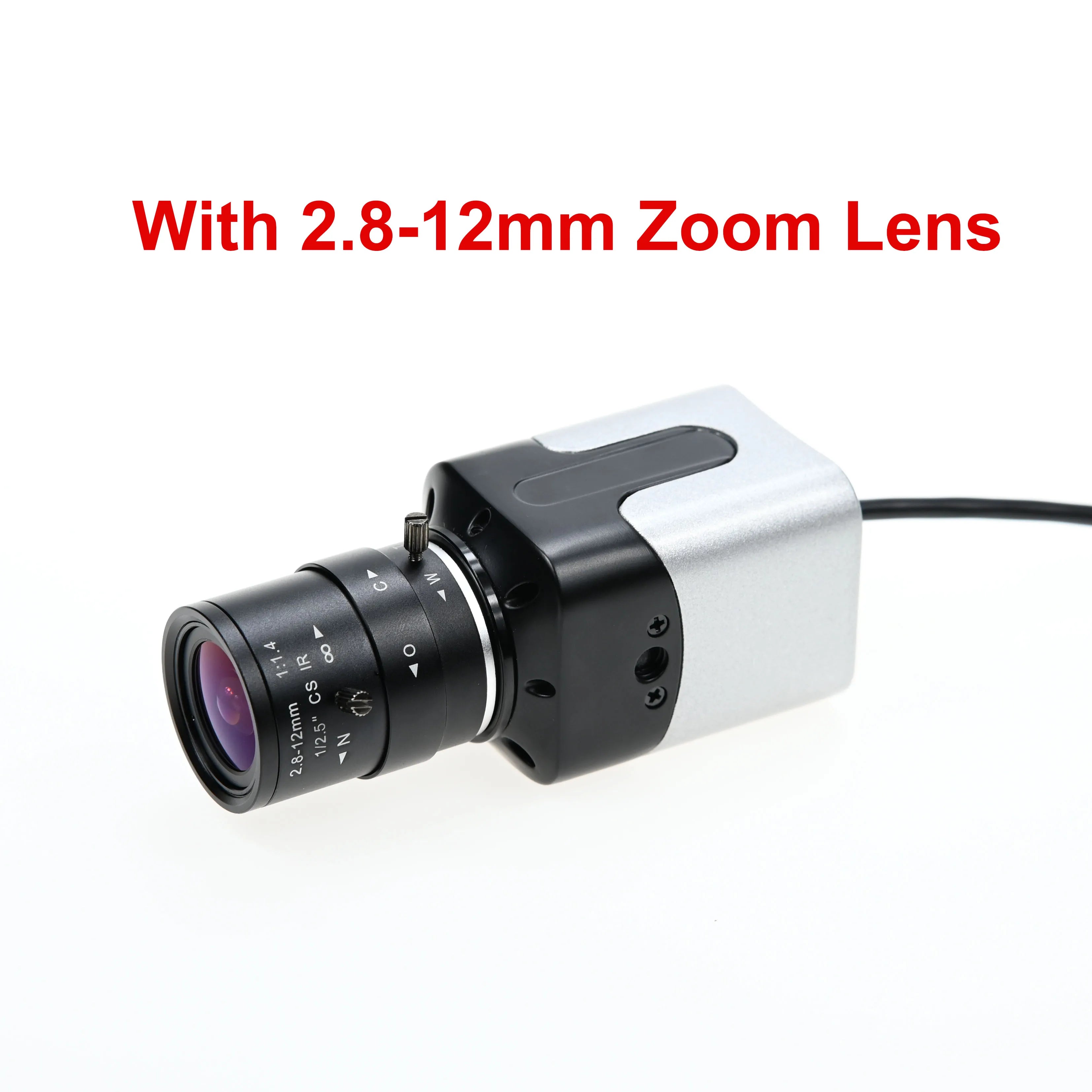 Ultra HD 16MP USB Camera,IMX298,16 MegaPixel Mini Box Webcam With Varifocal CS Lens 5-50mm 2.8-12mm,Plug