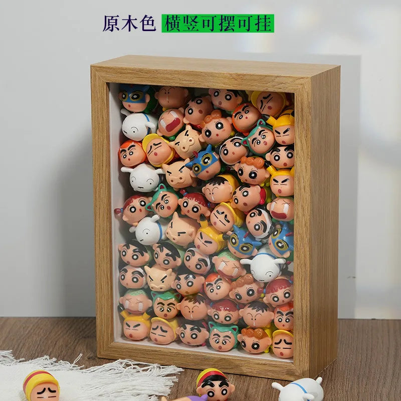 3D Toy Storage DIY Frame Blind Box Doll Small Doll Decorations Creative Picture Frame Office Decoration Custom Photo