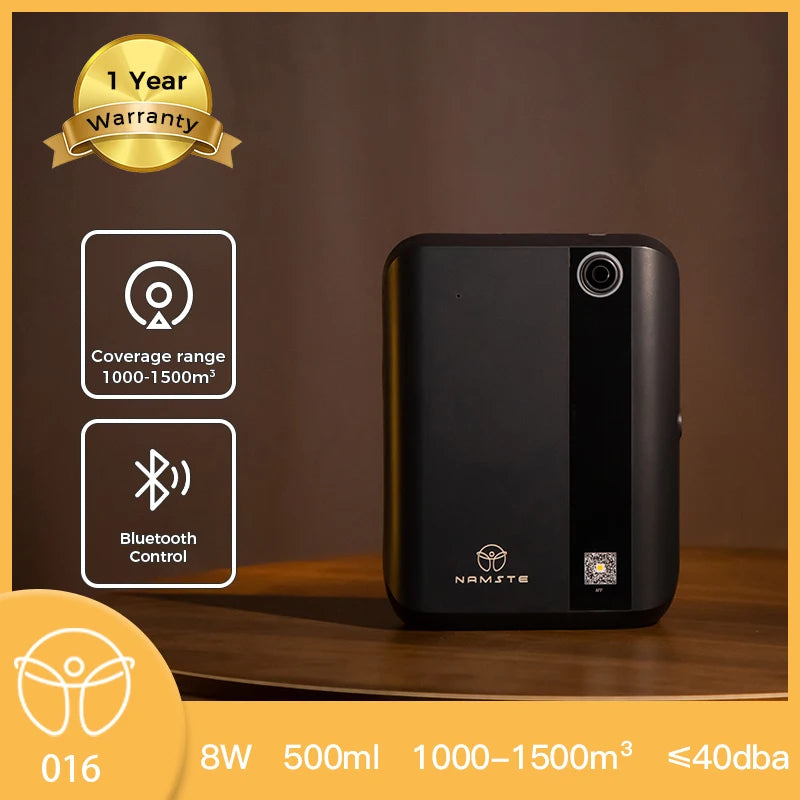 Namste 1500m³ Bluetooth Aroma Diffuser 500ML Essential Oils Electric Smell for Home Hotel HVAC Fragrance Air Freshener