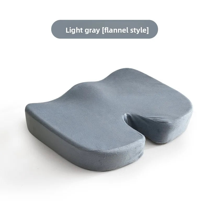 Gel Memory Foam Seat Cushion for Office Chair Car Orthopedic Hemorrhoid Pillow with Mesh Cover Tailbone Pain Relief &