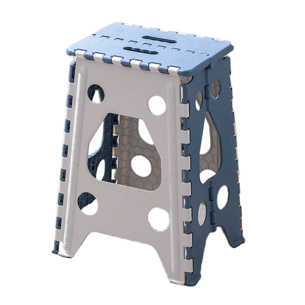 400 LBS Capacity Foldable Stool Plastic Non Slip Folding Stepping Stools Outdoor Camping Chair Seat Portable Thickened