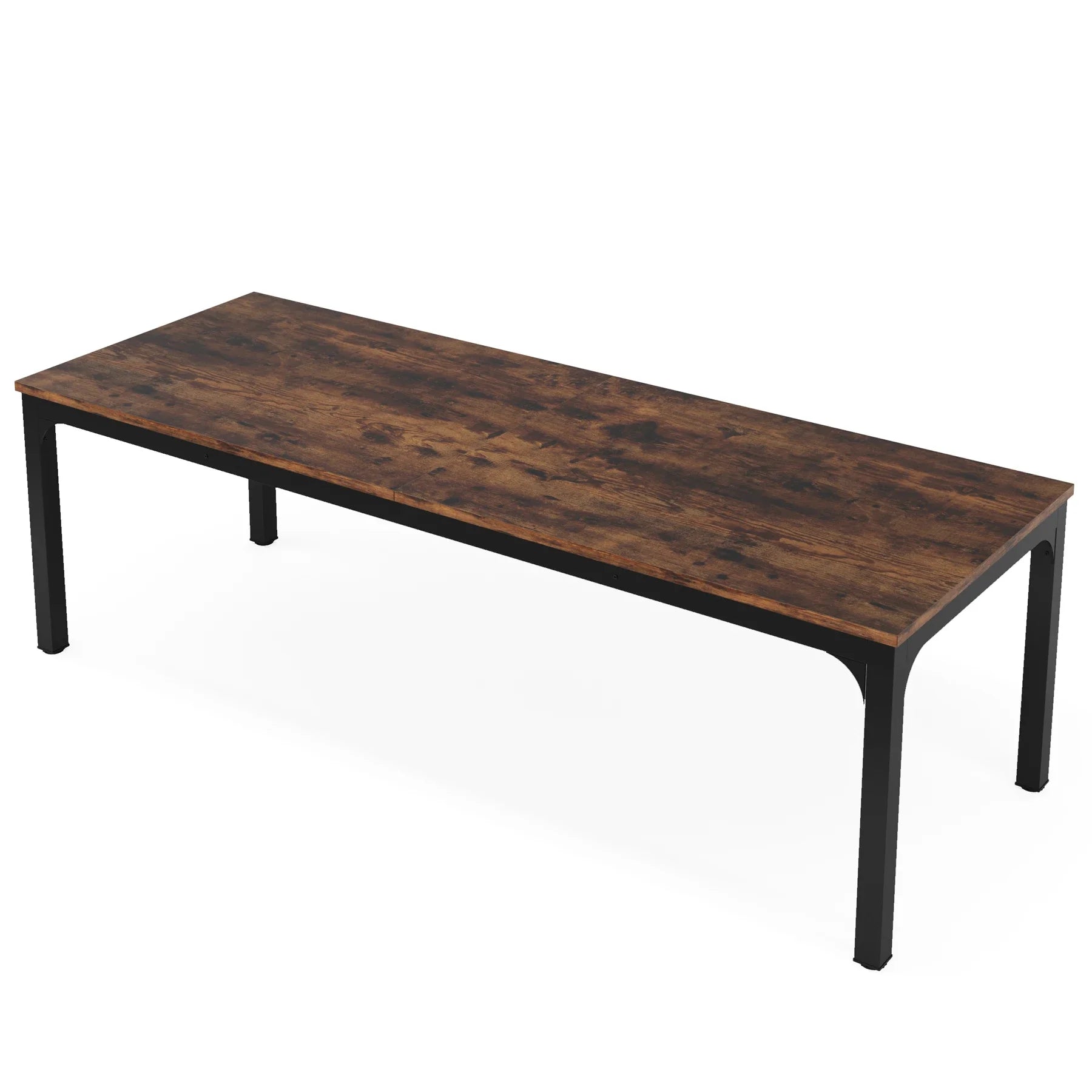 Tribesigns 78.7 Inches Extra Long Computer Desk 2 Person Desk Double Long Desk Workstaion for Home Office - Chocolate