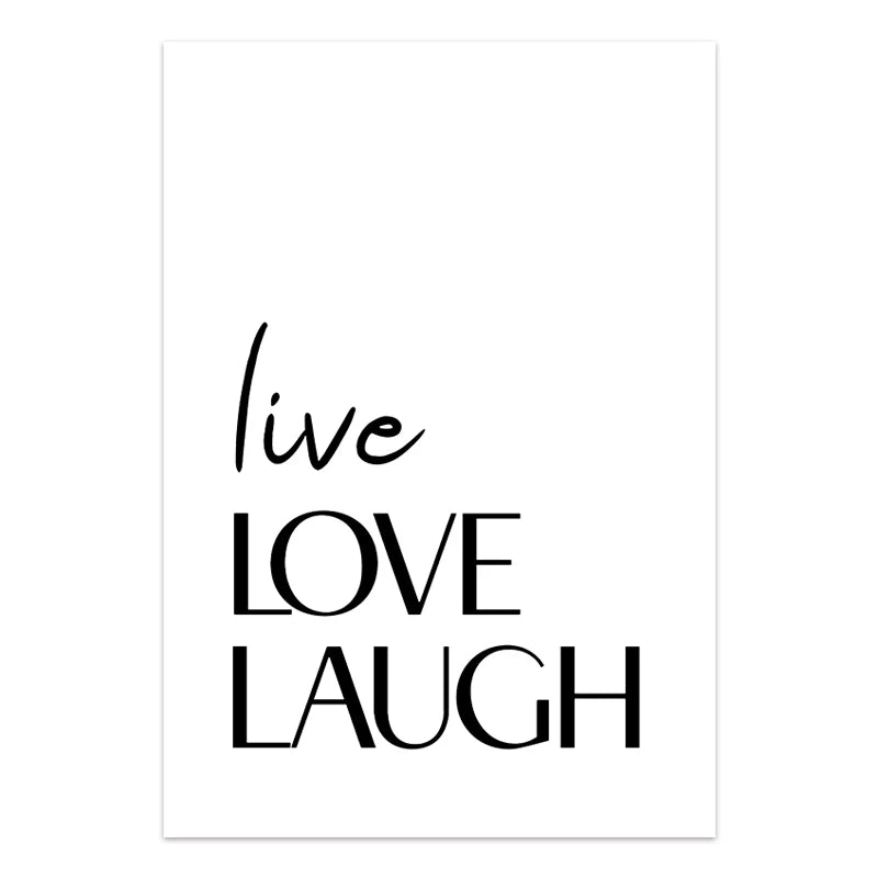 Nordic Inspirational Quotes Posters Modern Cursive Verse Wall Art Canvas Paintings Mural Decor for Living Room Office