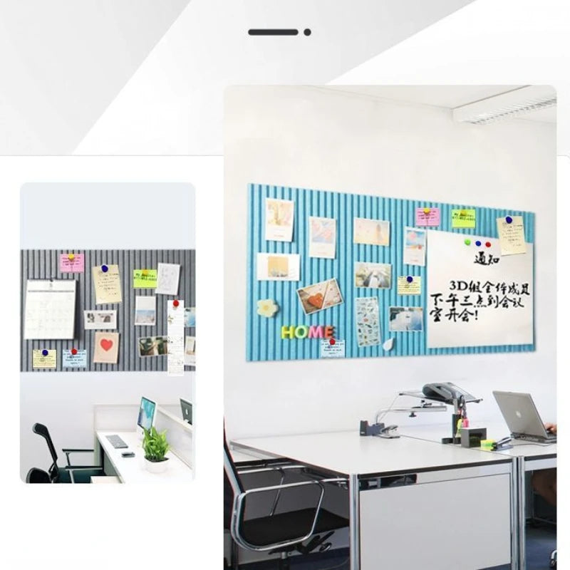 Thickened Decorative Felt Cork Board DIY Wall Stickers Office Kindergarten School Living Room Background Photos Message