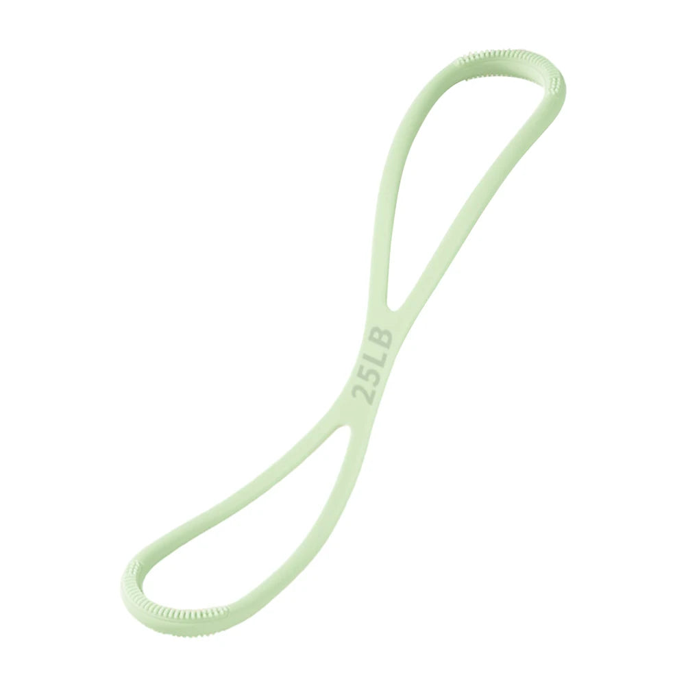 8 Shaped Fitness Resistance Band Fitness Pulling Rope Shoulder Stretch Band for Home Chest Arm Exercise - Green25