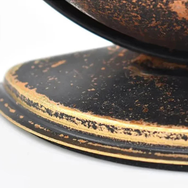 Mechanical Alarm Clock Retro Metal Desktop Clocks Child Bedroom Bedside Table Watches Loud Volume Cute Home Decor Items