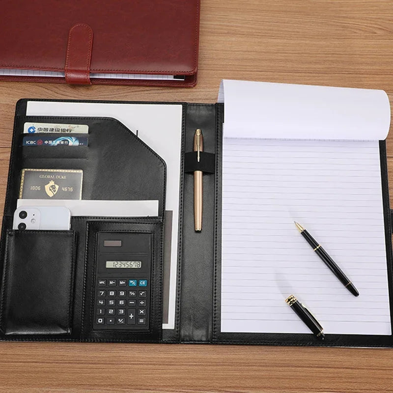 a4-leather-executive-portfolio-folder-for-document-business-desk-organizer-file-filing-document-holder-clipboard-office-supply