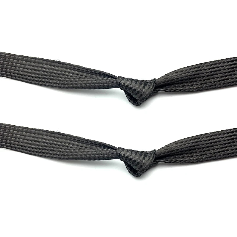 Sleeves 4-40mm High Density Tightly Black Braided Flexible Carbon Fiber Sleeving Shield Wire Cable Tube Sheath Sleeve
