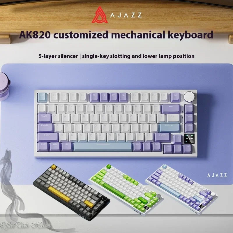 ajazz-ak820-mechanical-keyboard-customized-wired-wireless-3-mode-hot-swap-soft-gasket-structure-rgb-backlit-75-layout-portable