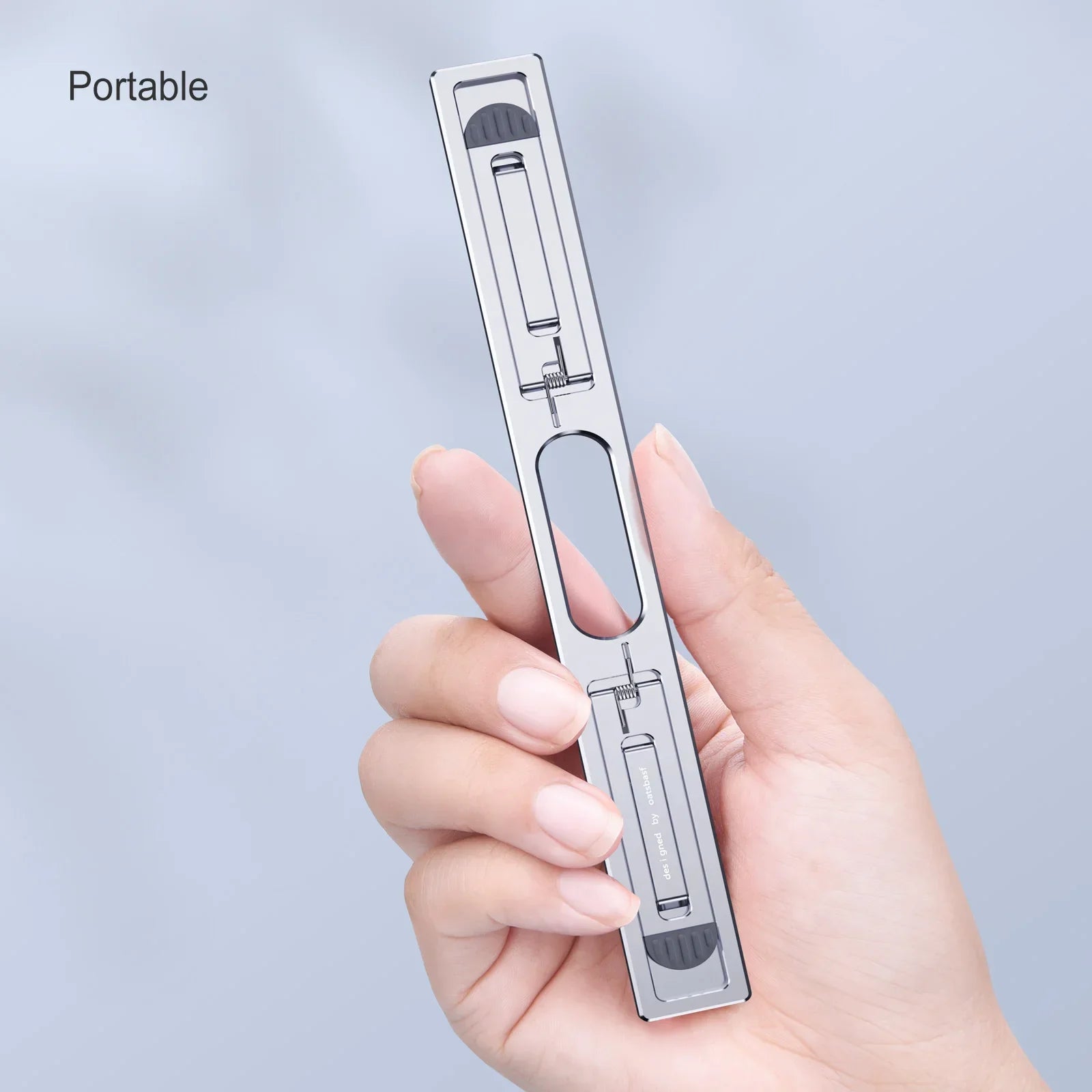 Oatsbasf Portable Laptop Stand for MacBook Adjustable Laptop Riser Invisible Foldable Notebook Computer Cooling Support