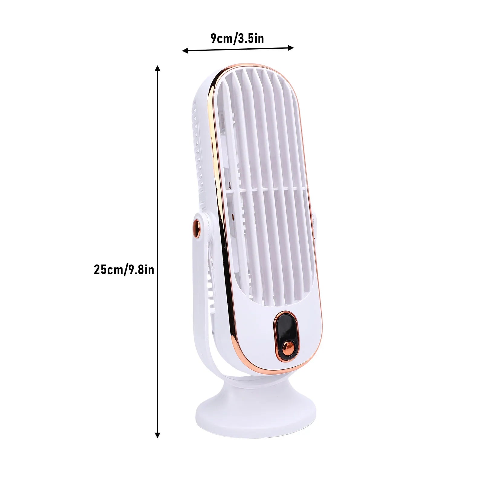 Desk Tower Fan 5 Speeds Brushless Motor USB Rechargeable Portable Desk Fan for Home Office Kitchen Indoor - as picture