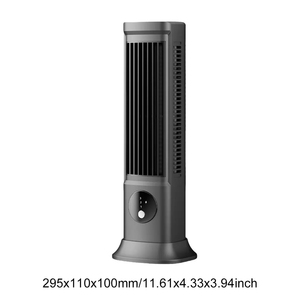 Tower Fan USB Rechargeable Portable Table Fan Quiet Cooling Personal Fan for Bedroom Home Office