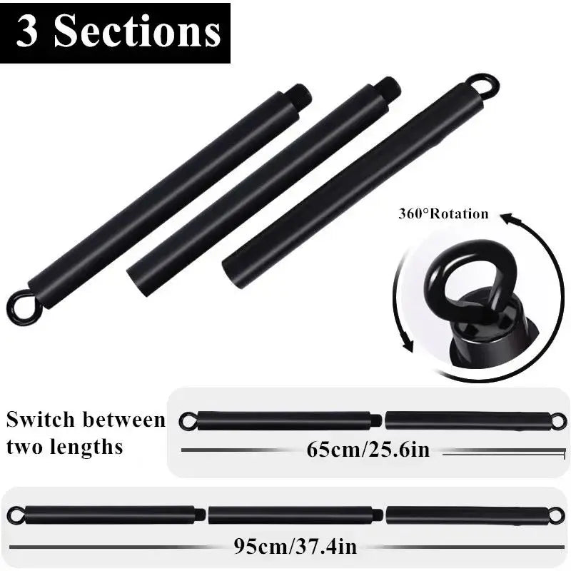 Adjustable Bench Press Bands Set Fitness Bar Push Up Resistance Band Chest Exercise Elastic Rope Arm Expander Home Gym