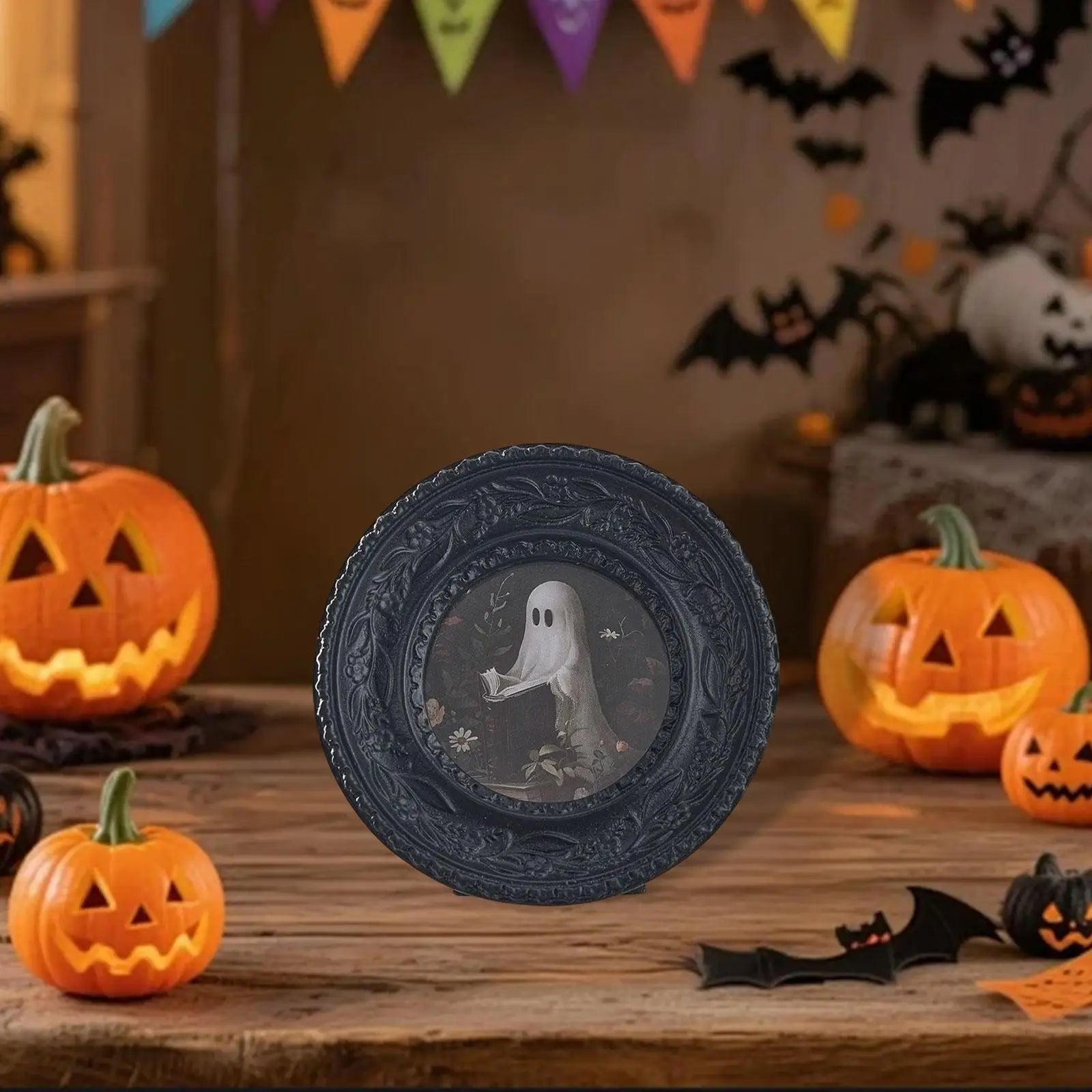 Retro Design Picture Frame Wall Hanging Craft Multifunction Photo Frame for Anniversary Office Gathering Housewarming