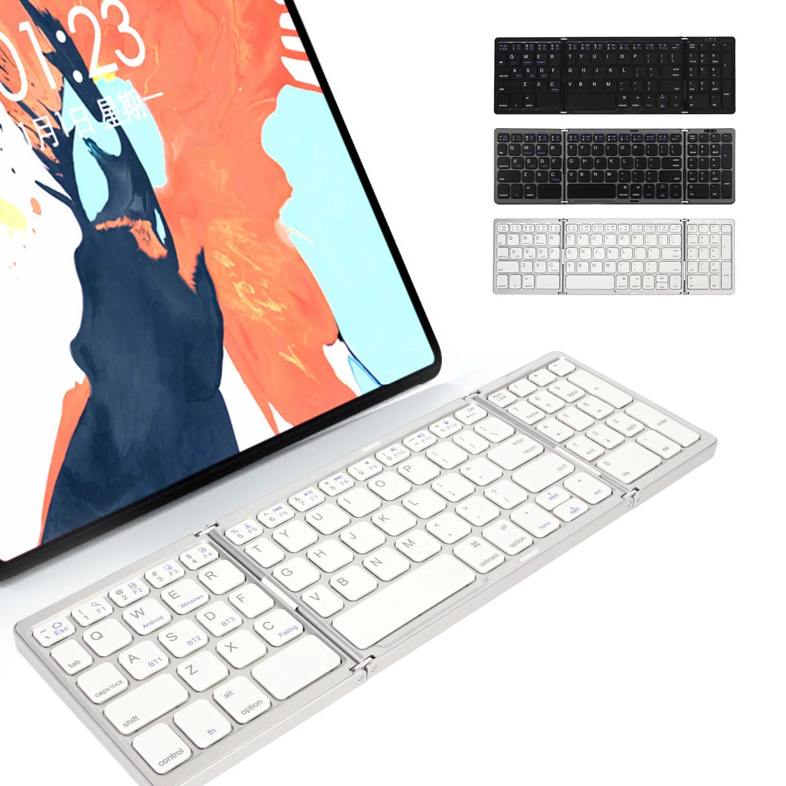 bluetooth-keyboard-triple-fold-multiple-device-connection-wireless-keyboard-for-laptop-tablet-phone