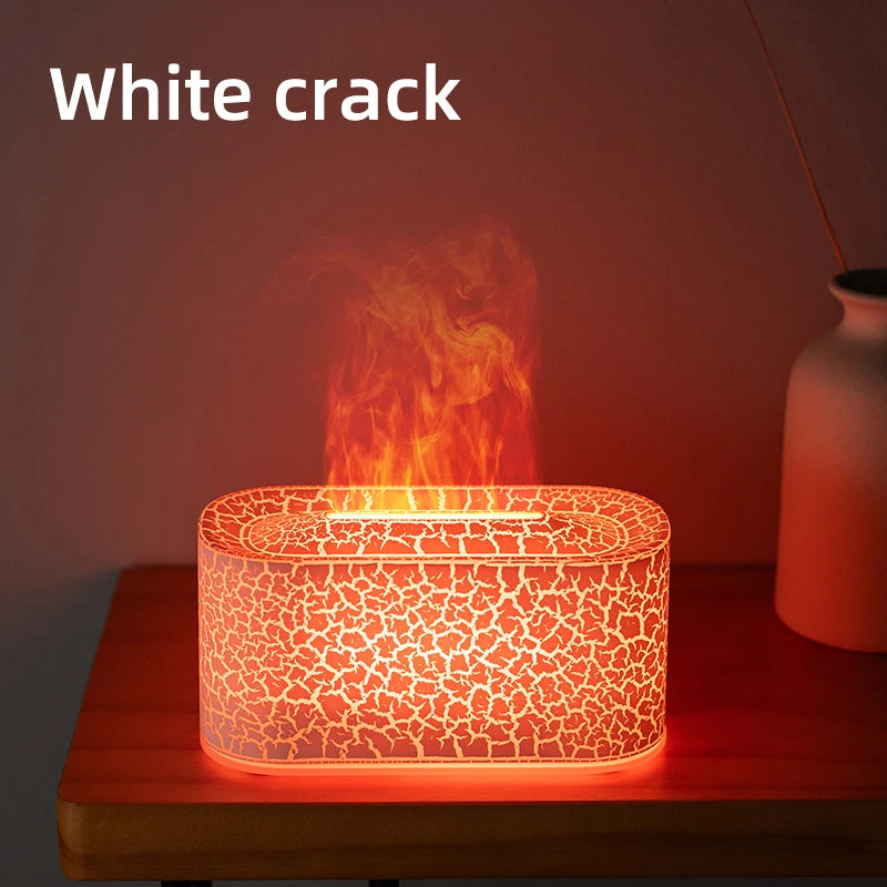 Colorful Flames Air Humidifier Essential Oils Humidifiers Flame Aroma Humidifier Fragrance Diffuser Home Aromatherapy