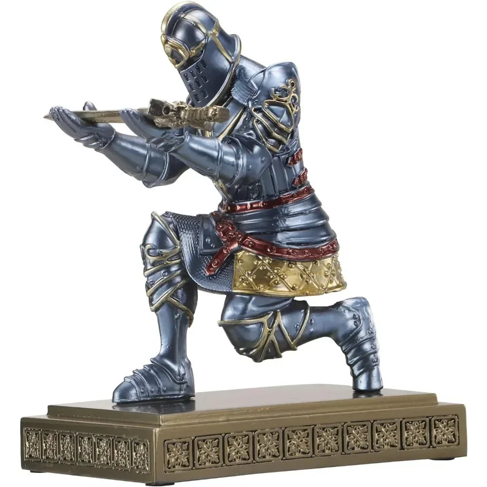 Knight pen holder desk Knight Statue Decoration Office desk decoration for men inspirational teacher desk decoration