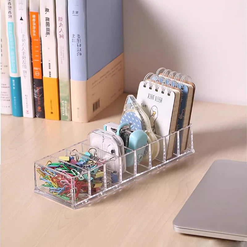 Data Cable Storage and Organizing Box Desktop Small Item Storage Box Jewelry Key Covered Dust-proof Storage Box