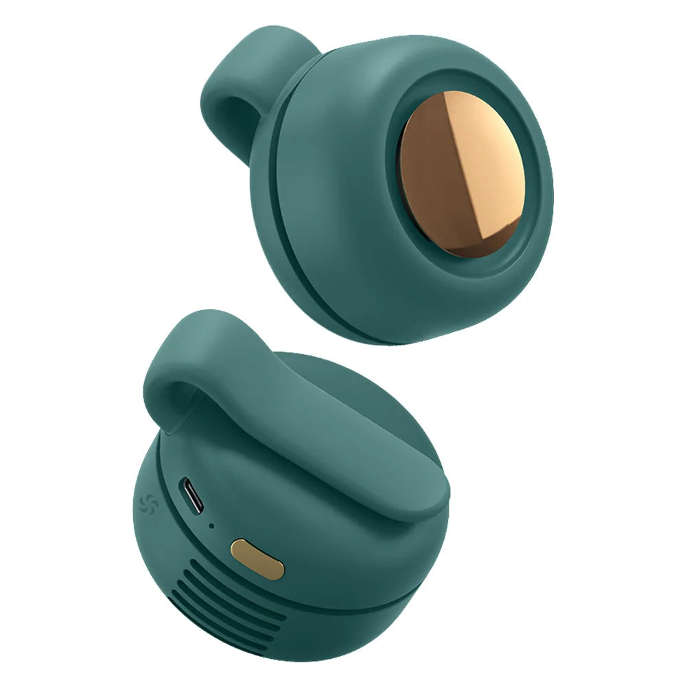 Mini Clip Waist Fan 900mAh Rechargeable Battery Electric Fan Outdoor Camping Personal Body Fan Summer Cooling Air