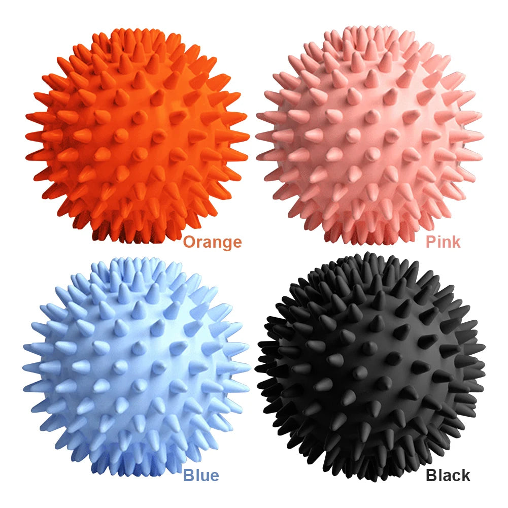 Spiky Massage Ball Spiked Massager Roller High Density Trigger Point Massager Ball 6cm Deep Tissue Roller for Hand Foot