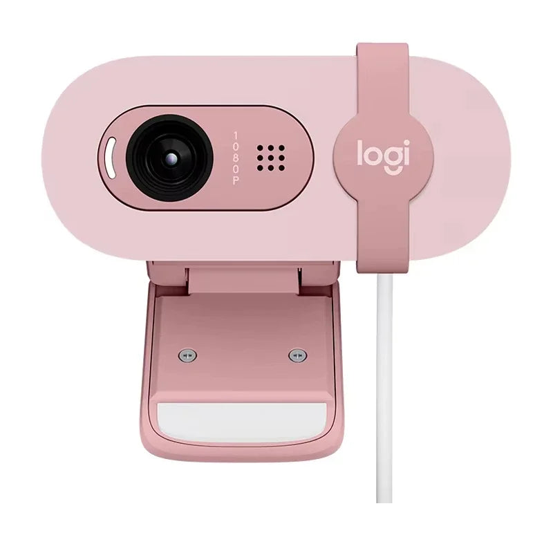 NewOriginal Logitech Brio 90 HD 1080p webcam with automatic light balancing integrated privacy shutter and built-in
