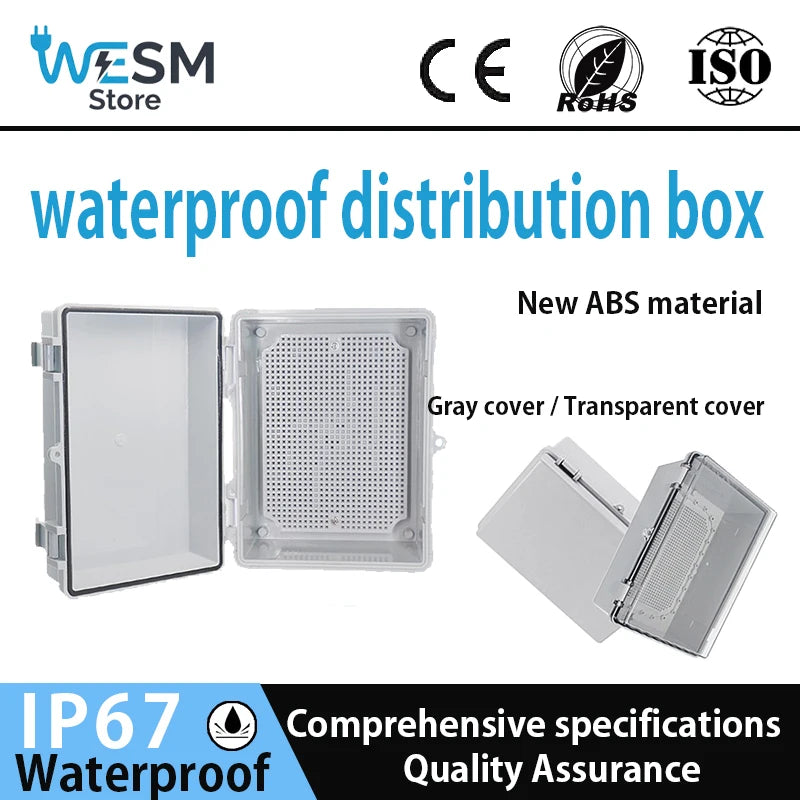 ABS plastic junction box AD type outdoor waterproof junction box