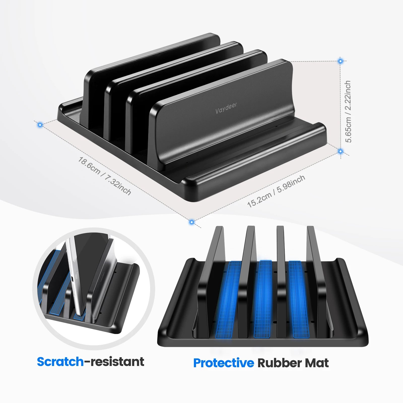 Vertical Laptop Stand Adjustable Holder For MacBook Air M1 Mac Book Pro Lenovo Huawei HP Dell iPad Notebook Base Tablet