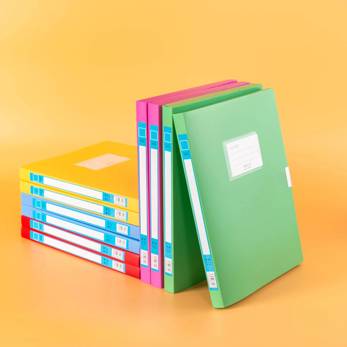 10 thickened A4 File box Office supplies 2/3.5/5.5/7.5CM plastic file box File bag File book folder file box
