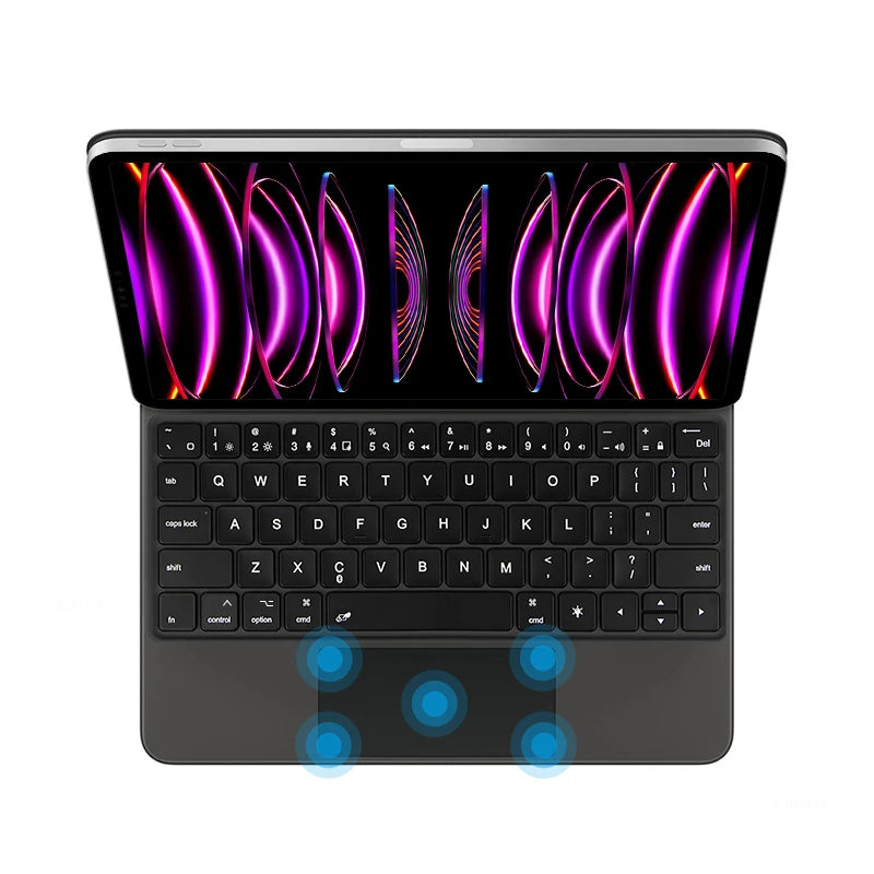 Magic Keyboard For iPad Pro 11 Inch 4th 3rd 2nd 2018-2022 Air 6th/5th/4th M2 ipadpro11 M4 Smart Cover Folio Case