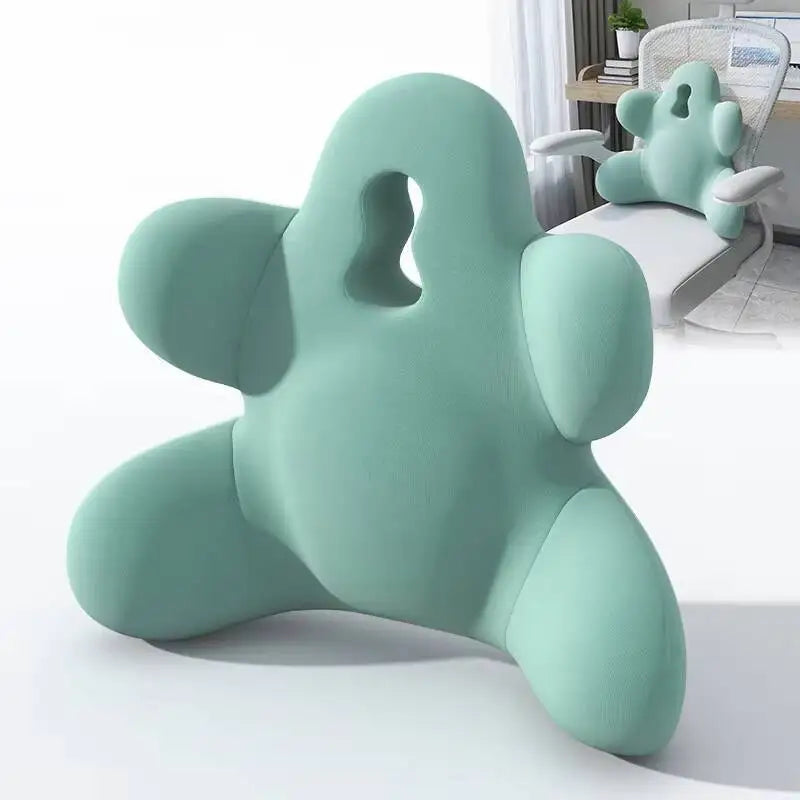 Memory Foam Office Lumbar Support Back Rest Cushion Pillow For Car Chair Relieve Back Pain Car Seat Waist Cushion Soft