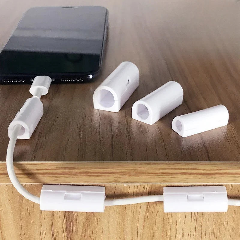 16/20pcs Self-Adhesive Cable Organizer Clip Snap Drop Wire Holder Cord Management Cable Fixed Clamp home Office Wiring